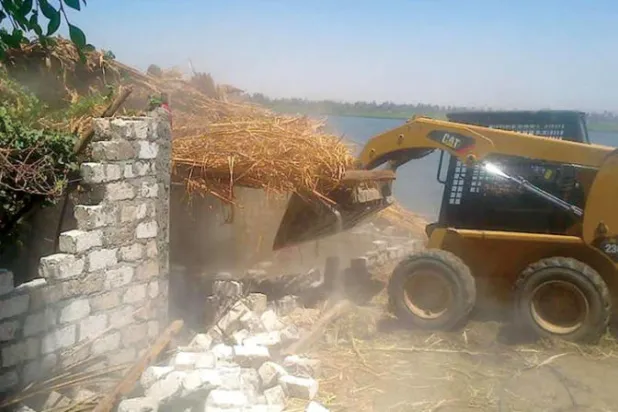 حملة مصرية موسعة لإزالة التعديات على نهر النيل