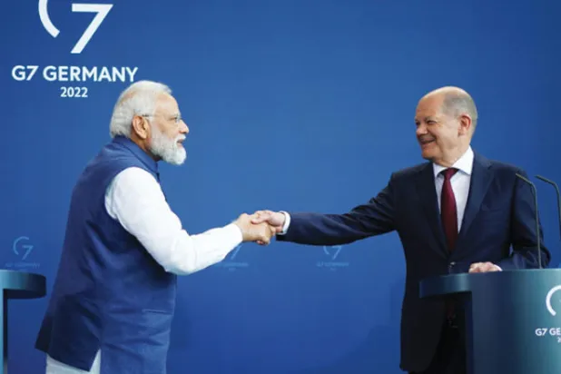 ألمانيا والهند تؤسسان «شراكة رئيسية»