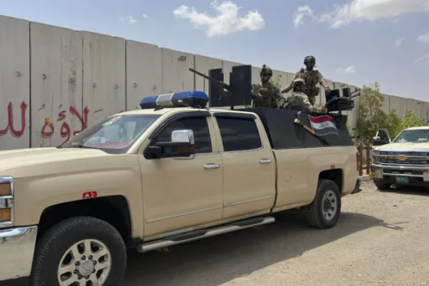 Bağdat’ta Yeşil Bölge yakınına ‘katyuşa’ füzesi düştü