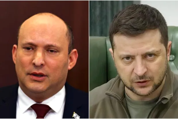 زيلينسكي يتحدث مع بنيت بشأن التصريحات الروسية عن «جذور هتلر اليهودية»