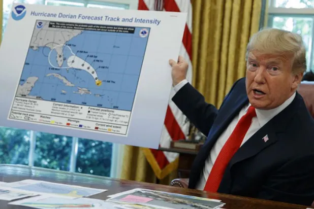 ABD'deki kasırgaları Çin'in meydana getirdiğine inanan Trump, misilleme yapmak istemiş