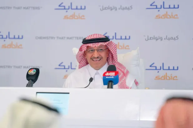 الرئيس التنفيذي لشركة سابك خلال مؤتمر عقد بالرياض لإعلان النتائج المالية للربع الأول (الشرق الأوسط)