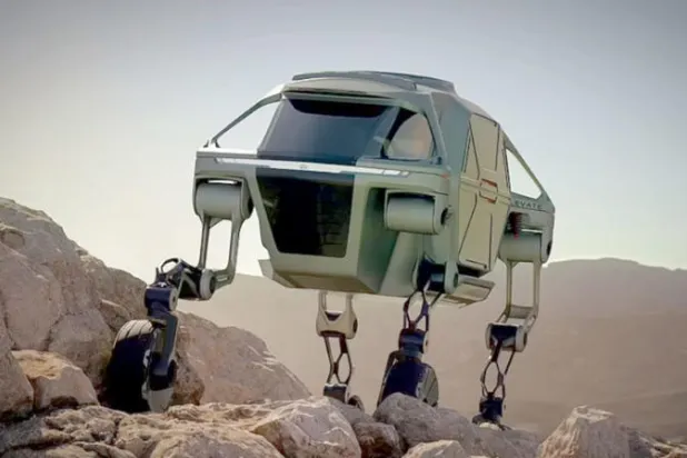 «سيارة المشي» على التضاريس الصعبة من هيونداي