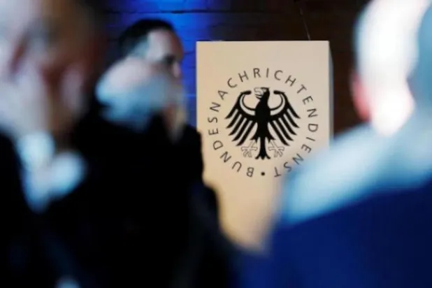 شعار وكالة الاستخبارات الألمانية الخارجية (أرشيفية-رويترز)