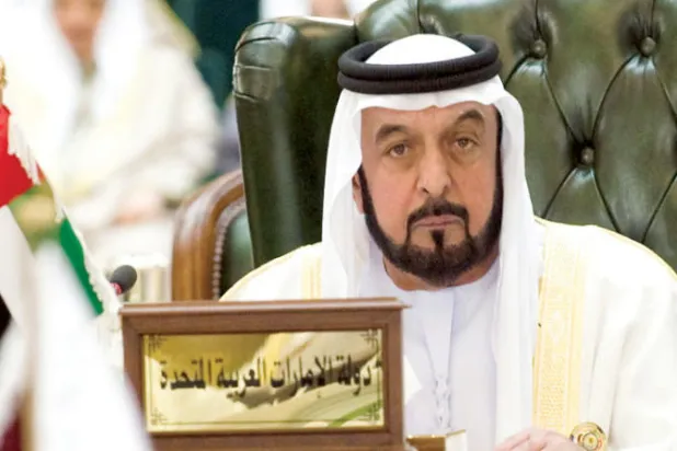 الشيخ خليفة بن زايد في قمة الخليج التي أقيمت في الكويت عام 2009 (رويترز)