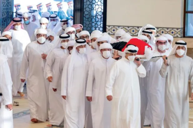 Sheikh Khalifa was laid to rest at a cemetery in Al Bateen, following nationwide prayers. (Photo: WAM)