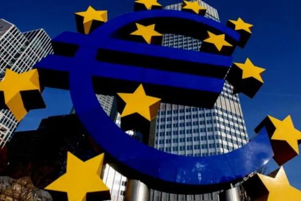 مقر المصرف المركزي الأوروبي في فرانكفورت الألمانية (فرانس برس)