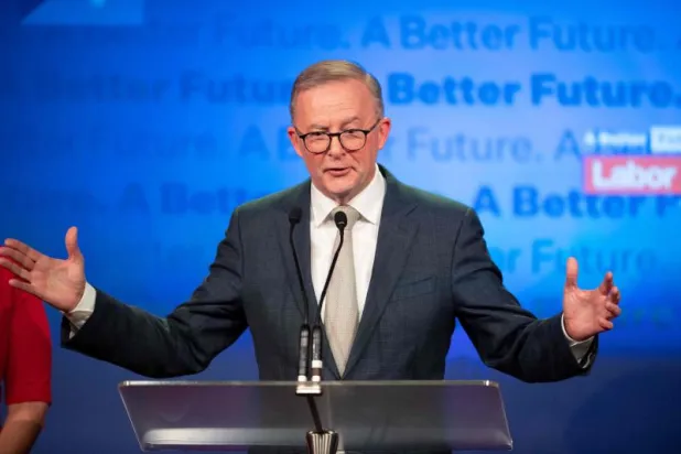 رئيس وزراء أستراليا الجديد أنتوني ألبانيز (أ.ف.ب)