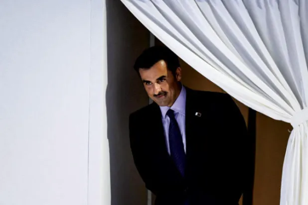 سلط أمير قطر الشيخ تميم بن حمد آل ثاني الضوء على الجهود التي تبذلها بلاده لتقريب وجهات النظر (أ.ف.ب)