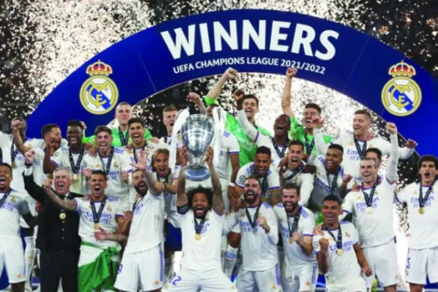 ریال 14ویں مرتبہ یورپ میں سرفہرست آئے ہیں