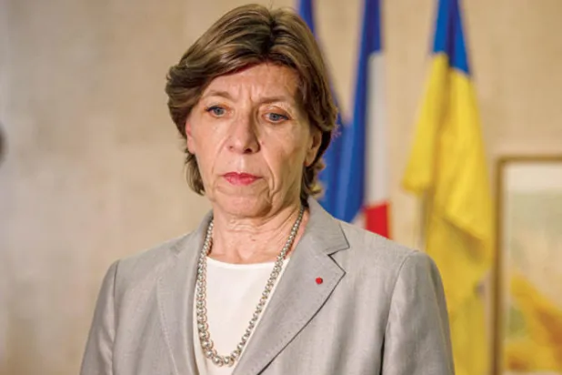 وزيرة الخارجية كاترين كولونا أمام مهمة صعبة (أ.ف.ب)