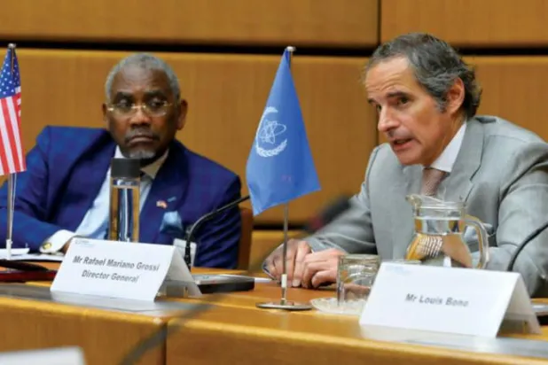 

دیدار گروسی با هیئتی از کنگره آمریکا.. گریگوری میکس رئیس کمیته روابط خارجی مجلس نمایندگان آمریکا، جمعه گذشته در وین
