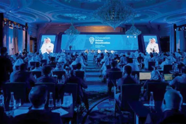 The Innovation Driven Desalination conference was organized by the Saline Water Conversion Corporation, in partnership with the International Desalination Organization (IDA). (Photo: Asharq Al-Awsat)