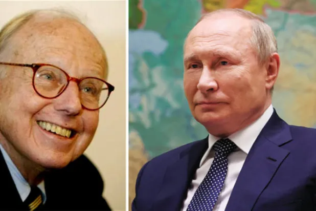 بوتن أعلن الحرب على أوكرانيا بخطاب خال من صدام الحضارات (أ.ب) - صمويل هينتنغتون (رويترز)