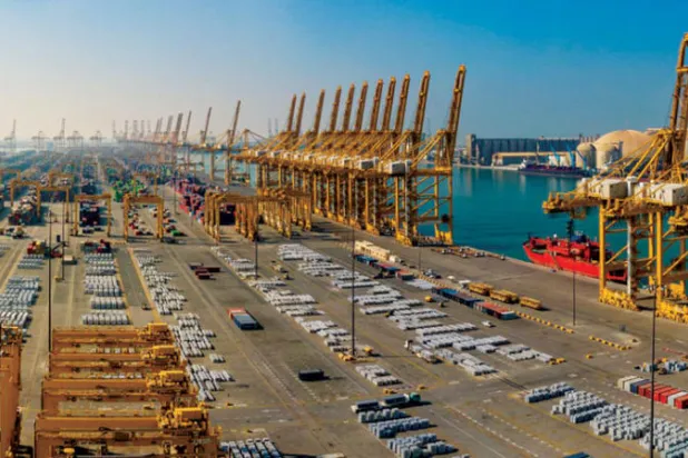 ميناء جبل علي في دبي (وام)