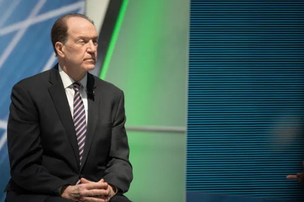 رئيس البنك الدولي ديفيد مالباس (إ.ب.أ)