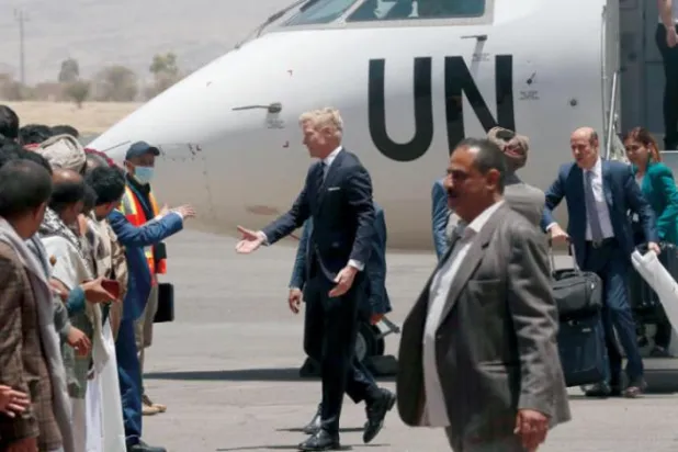  فرستاده سازمان ملل در امور یمن چهارشنبه وارد صنعا شد (آژانس عکس اروپا)  