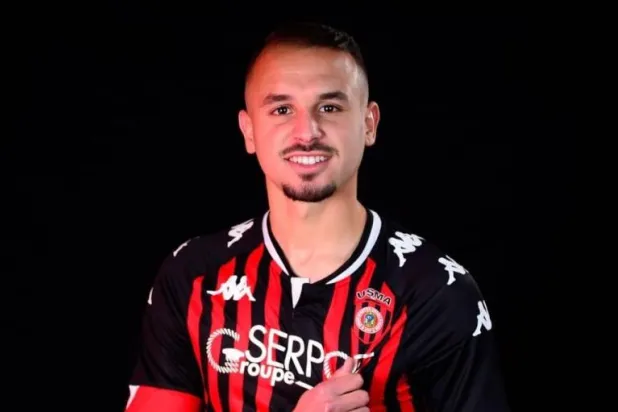 اللاعب الجزائري بلال بن حمودة (أرشيفية)