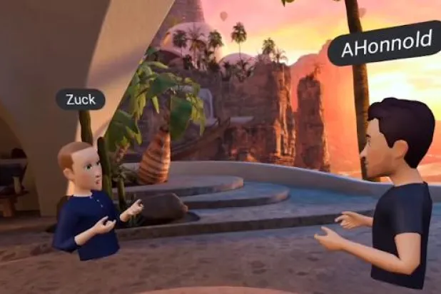 لقطة من فيديو نشره مارك زوكربرغ يلتقي فيه افتراضياً المتسلق الأميركي المحترف أليكس هونولد (فيسبوك)