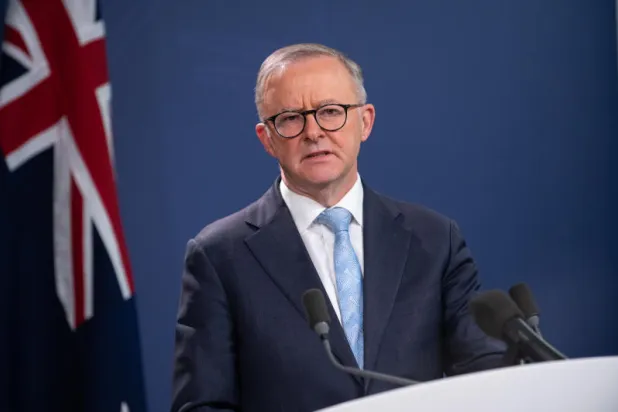 رئيس الوزراء الأسترالي أنتوني ألبانيز (د.ب.أ)