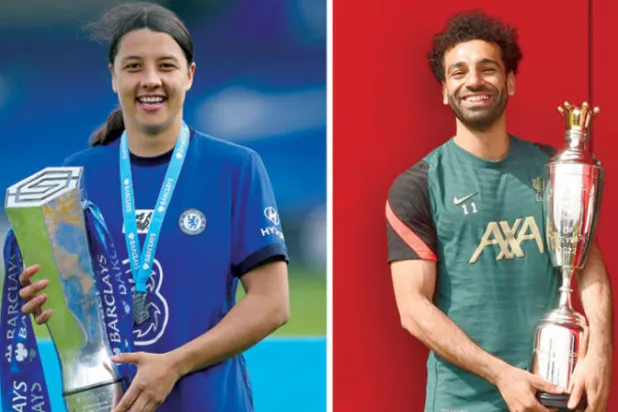 صلاح وجائزة الأفضل في إنجلترا (د.ب.أ)  -  سام كير قادت تشيلسي للثنائية