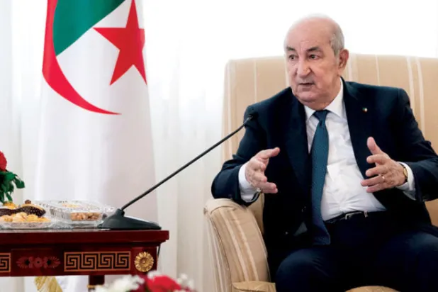 الرئيس الجزائري عبد المجيد تبون (أ.ف.ب)