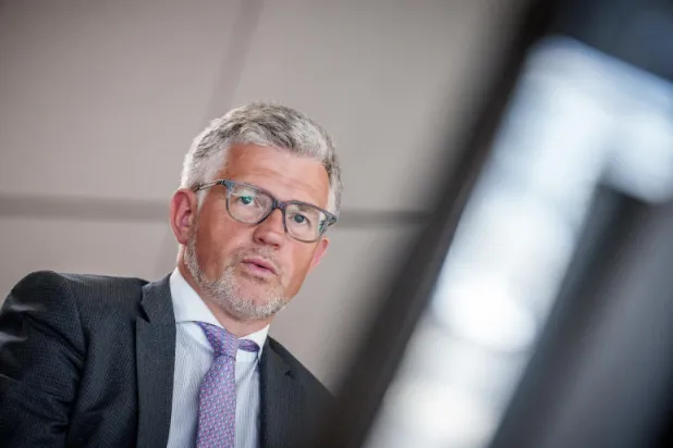 السفير الأوكراني لدى ألمانيا أندريه ميلنيك في برلين (د.ب.أ)