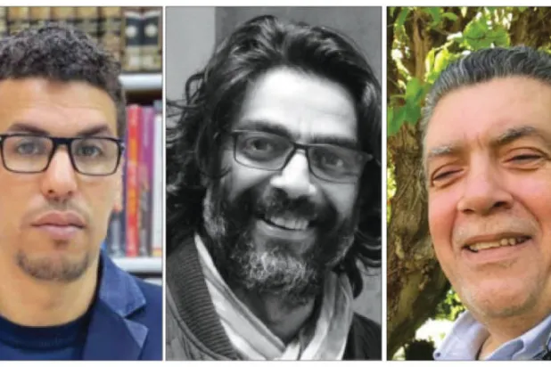 سليم كردي وطارق سيليكي ويوسف كرماح