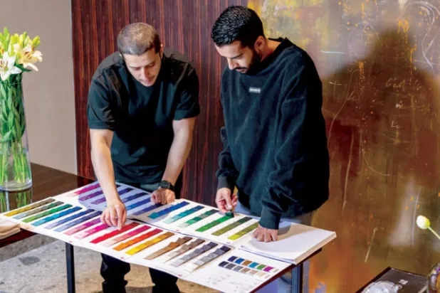 خالد الجماز وفهد الجميعة مؤسسا علامة «1886» (الشرق الأوسط)