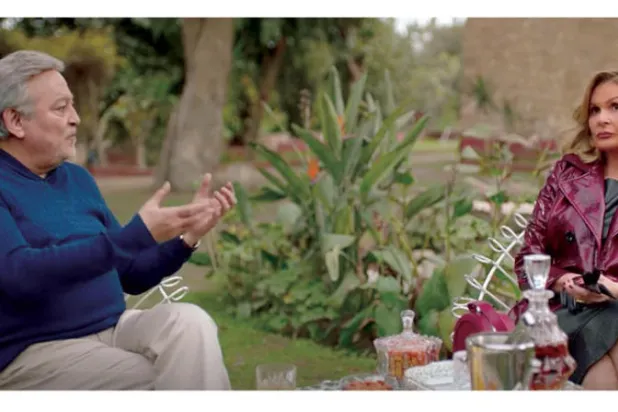 مع يسرا في مسلسل «أحلام سعيدة»  (الشرق الأوسط)