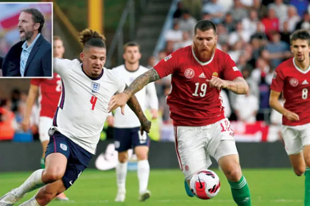 الخسارة من المجر لاقت صدى غاضباً من الجماهير الإنجليزية (إ.ب.أ)   -   ساوثغيت (أ.ف.ب)