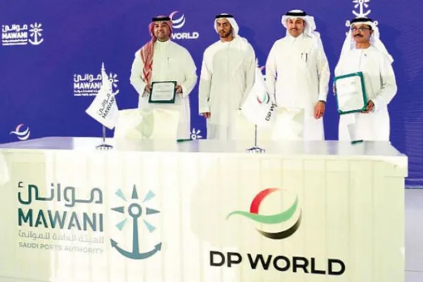 DP World and the Saudi Ports Authority (Mawani) announced the signing of a 30-year agreement with an investment value of more than SAR 500 million ($133.33 million) to build a state-of-the-art, port-centric Logistics Park at the Jeddah Islamic Port, (Asharq Al-Awsat)