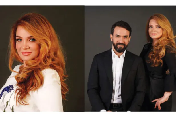 سمية مع أخيها المايسترو لبنان بعلبكي (لجنة مهرجانات بعلبك)  -  المطربة اللبنانية سمية بعلبكي (لجنة مهرجانات بعلبك)