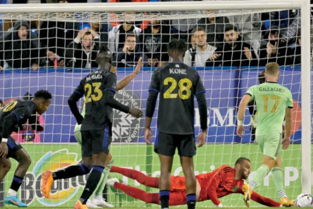 لقطة من مباراة أوستين تكساس ومونتريال بالدوري الأميركي (رويترز)