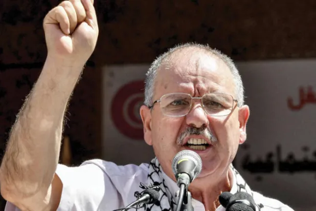 عبّر الأمين العام للاتحاد العام التونسي للشغل عن رفضه للإصلاحات التي يريدها صندوق النقد الدولي (أ.ف.ب)