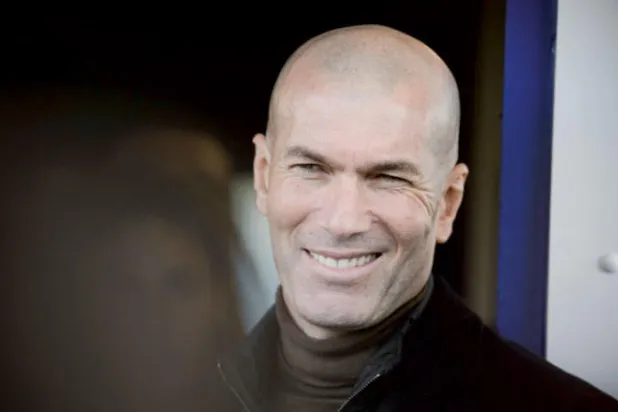 زين الدين زيدان في أحدث إطلالة له (أ.ف.ب)