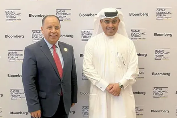 وزير المالية المصري يلتقي نظيره القطري في الدوحة (مجلس الوزراء المصري)