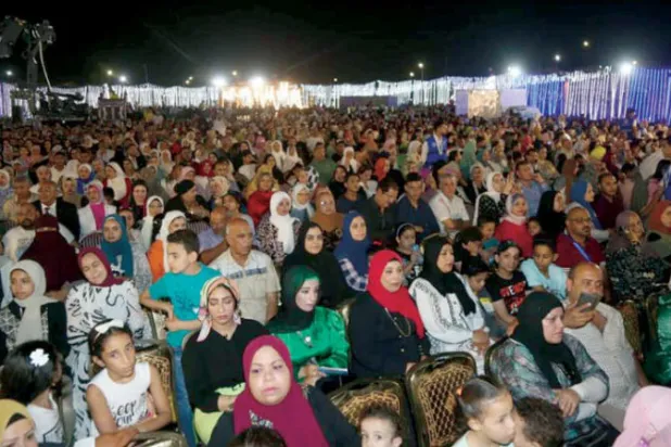 حضور لافت من جمهور السويس (وزارة الثقافة المصرية)