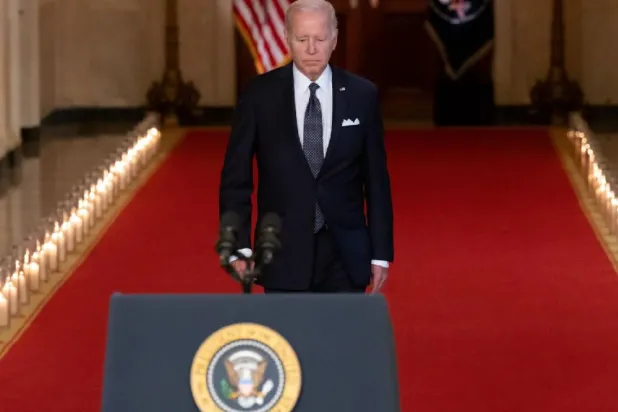 Biden'ın Ortadoğu'ya yönelik tutumundaki değişiklik, uluslararası gerçeklikten, özellikle de Ukrayna'daki savaştan kaynaklanıyor. (AFP)
