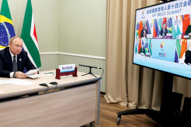 تشير أنباء إلى أن كلاً من إيران والأرجنتين طلبتا الانضمام إلى مجموعة «بريكس» (أ.ب)