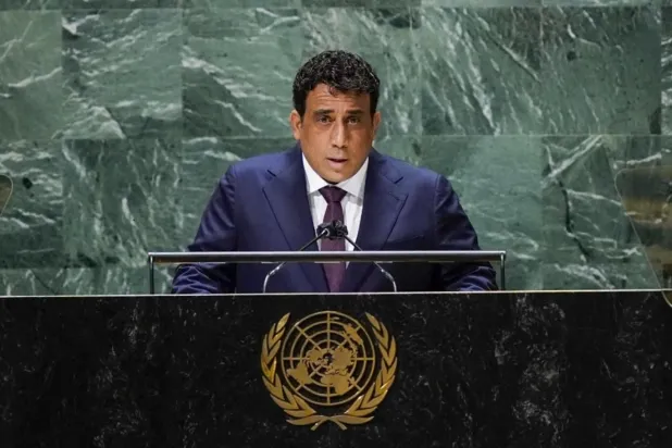 Libya Başkanlık Konseyi Başkanı Muhammed el-Menfi (AFP)