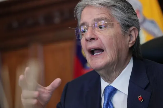 الرئيس الإكوادوري غييرمو لاسو (أ.ف.ب)