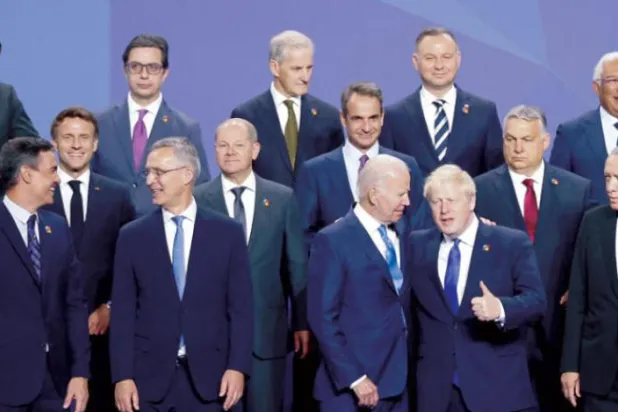 "نیٹو" ممالک کے رہنماؤں کو کل میڈریڈ میں ایک گروپ فوٹو میں دیکھا جا سکتا ہے (ای پی اے)
