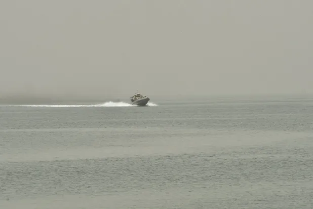 Lebanese soldiers search for survivors of a migrant boat sinking off the coast of the northern Lebanese city of Tripoli, Lebanon, 25 April 2022. (EPA)