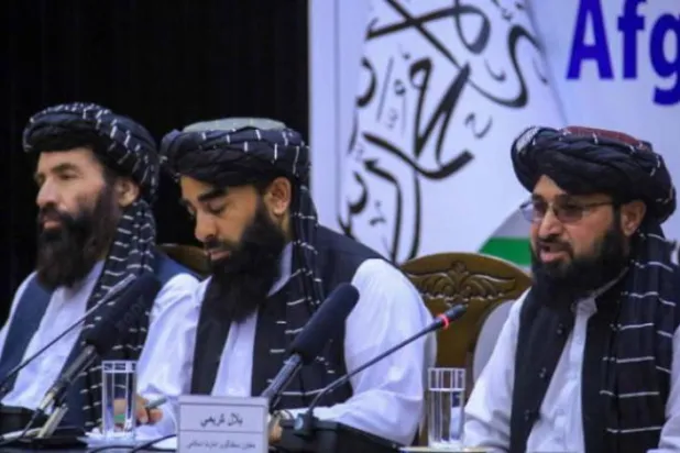 "طالبان" تحریک کے زیر اہتمام اجلاس کے منظر کو دیکھا جا سکتا ہے (ای پی اے)