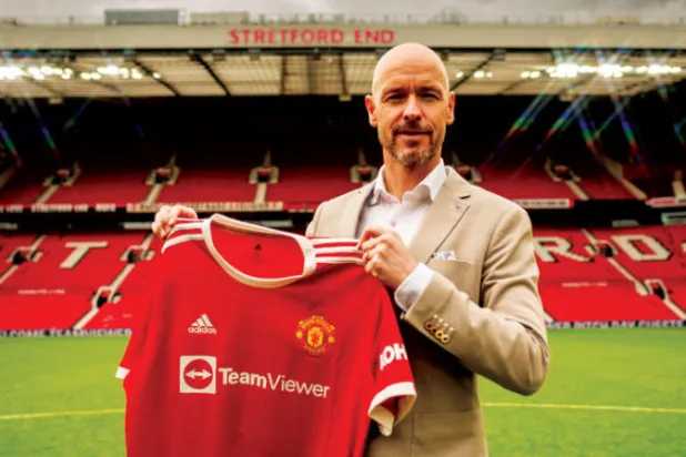 الهولندي إريك تن هاغ مدرب يونايتد الجديد (إ.ب.أ)