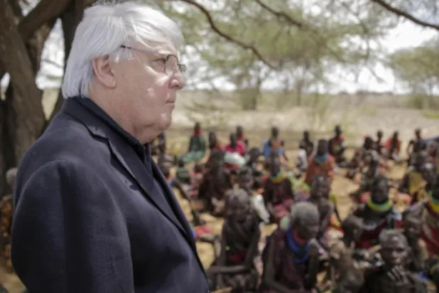 BM İnsani İşlerden Sorumlu Genel Sekreter Yardımcısı Martin Griffiths, Mayıs 2022'de Kongo'ya yaptığı ziyarette (AP)