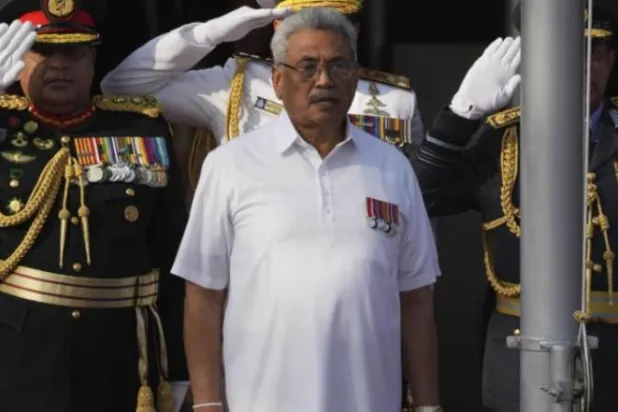 الرئيس السريلانكي غوتابايا راجاباكسا (أ.ب)