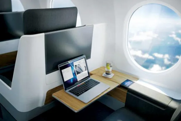 تصميم تخيّلي لمقصورة الركاب في طائرة «أوفرتشور»