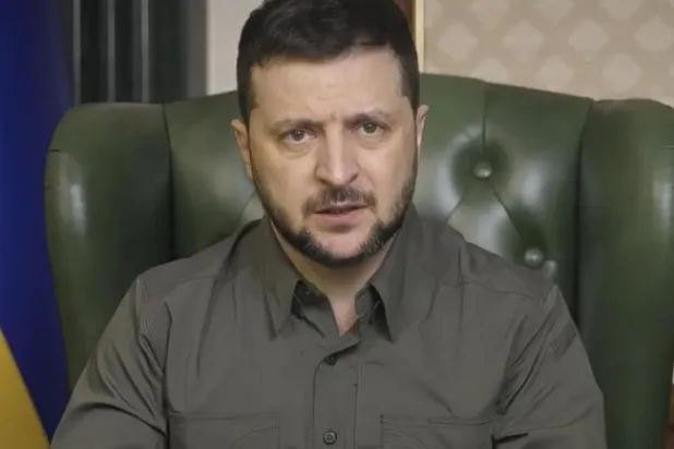 الرئيس الأوكراني فولوديمير زيلينسكي (أ.ب)